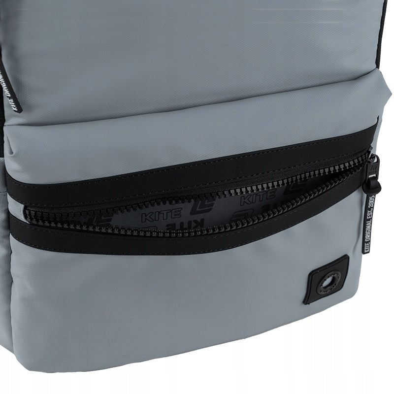 Plecak szkolny młodzieżowy jasnoszary Kite