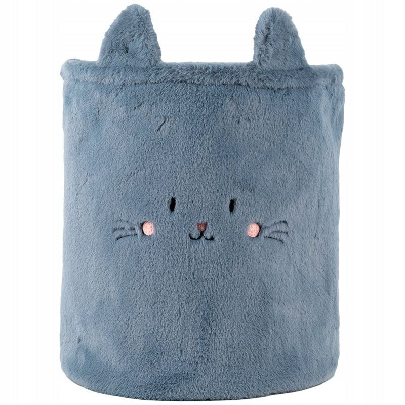 Kosz na zabawki pluszowy pojemnik organizer na drobiazgi kotek rozmiar L