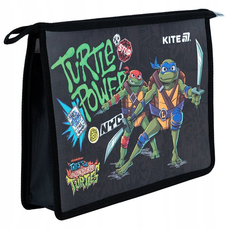 Teczka na suwak szkolna A4 Ninja Turtles