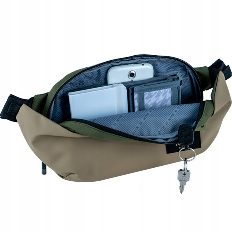 Torba biodrowa dla nastolatków i młodych dorosłych beżowy