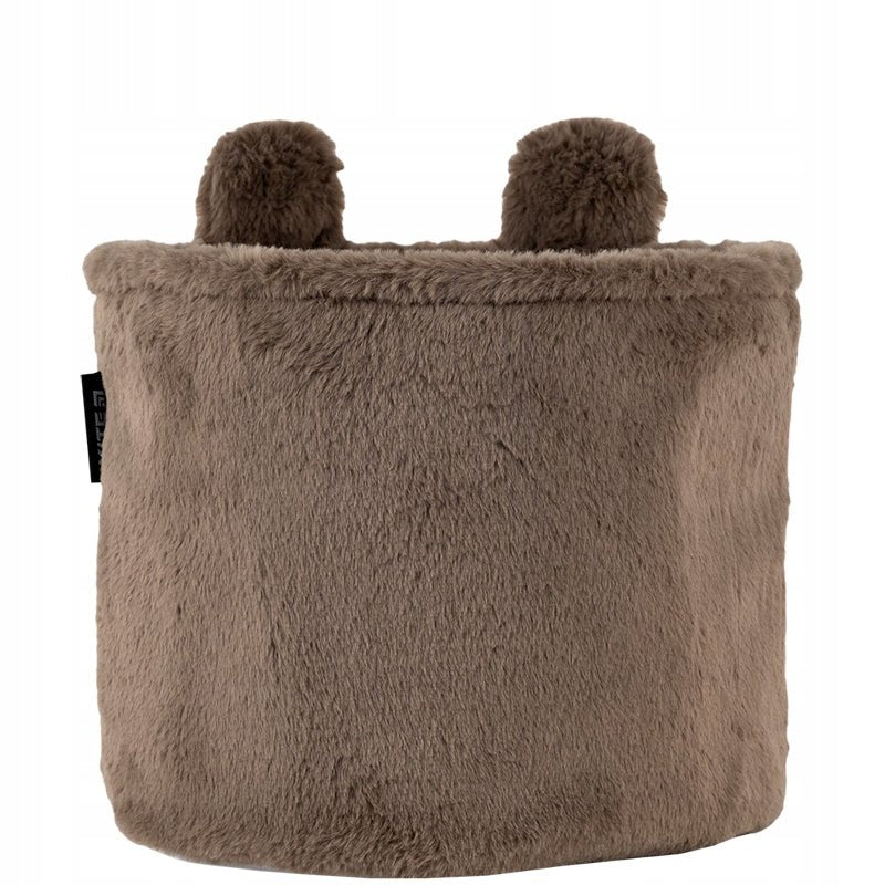 Kosz na zabawki pluszowy pojemnik organizer na drobiazgi miś rozmiar M