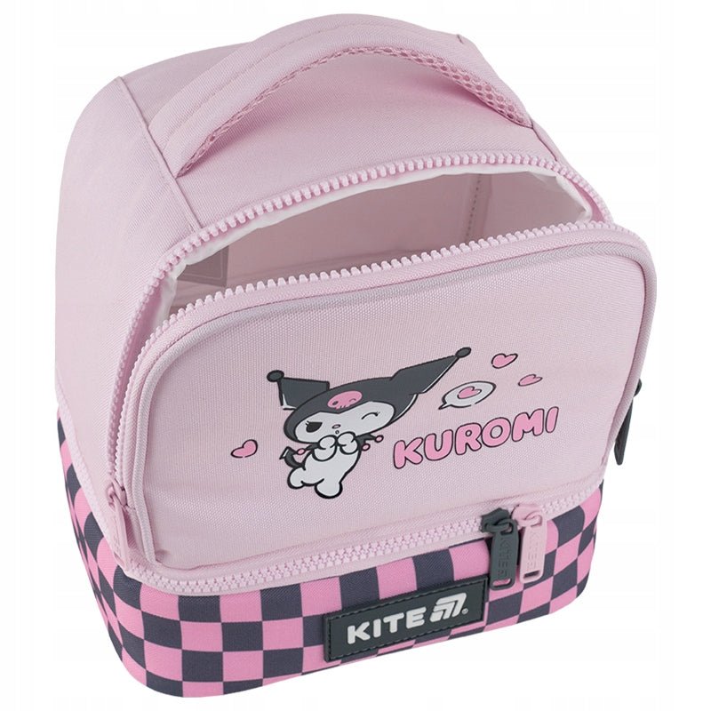 Kompaktowa torba termiczna Kuromi Kite w różowym kolorze, idealna na piknik lub spacer