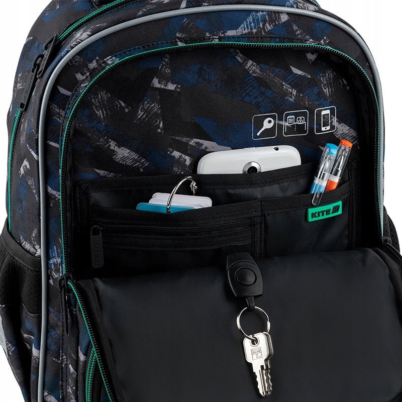 Plecak szkolny Kite K25-773M-3 z przegródkami dla lepszej organizacji