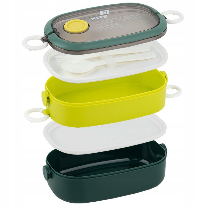 Duży pojemnik na lunch z możliwością użycia jednej lub dwóch części