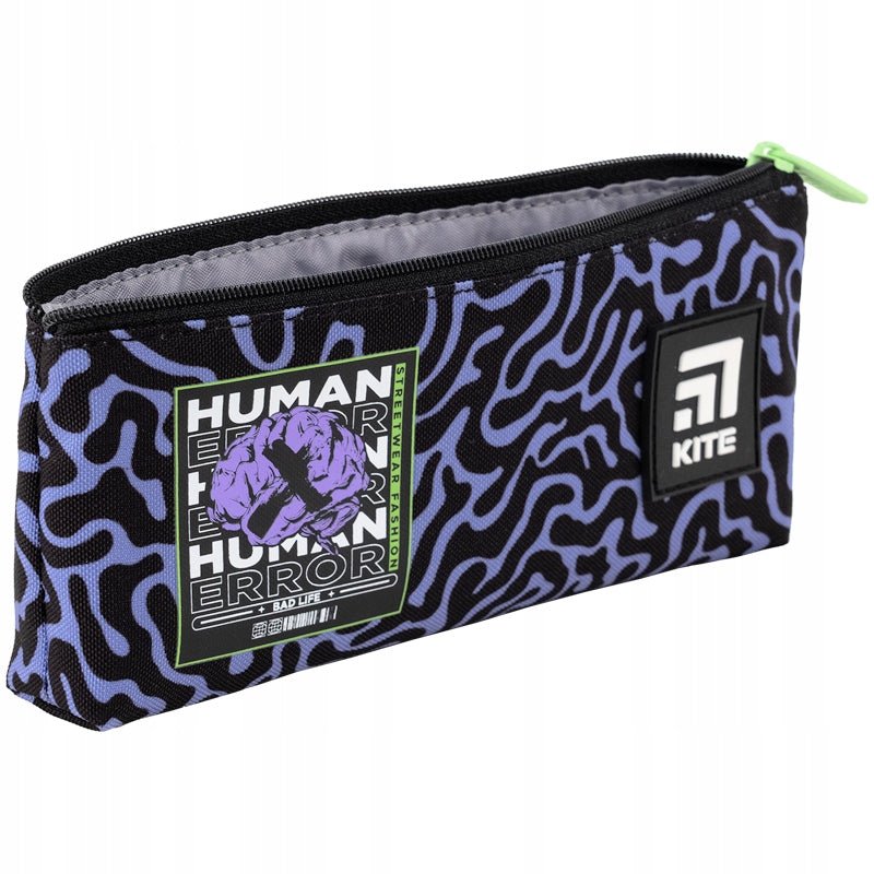 Piórnik saszetka dla nastolatków fioletowa