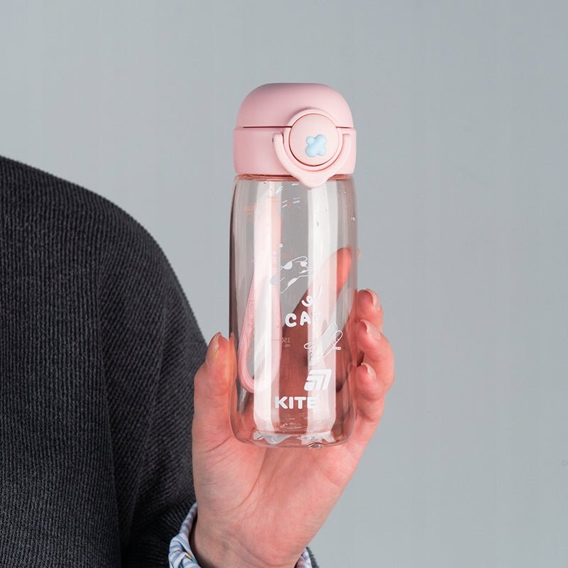 Butelka na wodę do szkolny 480 ml różowy Kite