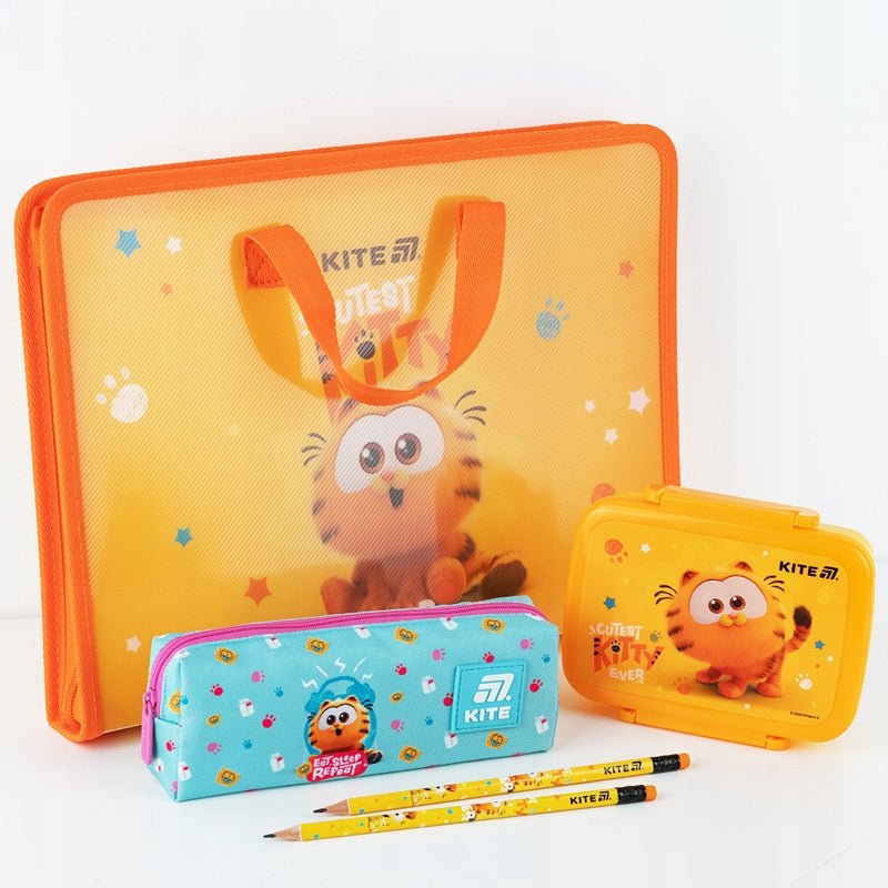 Teczka szkolna z rączką gruba A4 XL Garfield