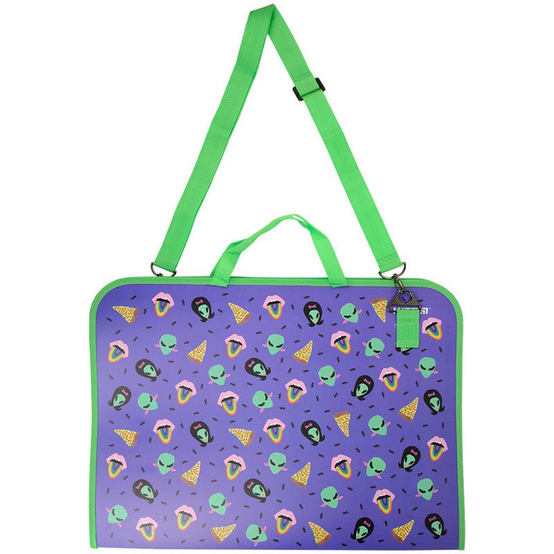 Teczka szkolna z rączką A3 fioletowa