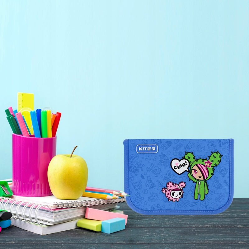 Piórnik szkolny rozkładany dla dzieci bez wyposażenia Tokidoki Kite