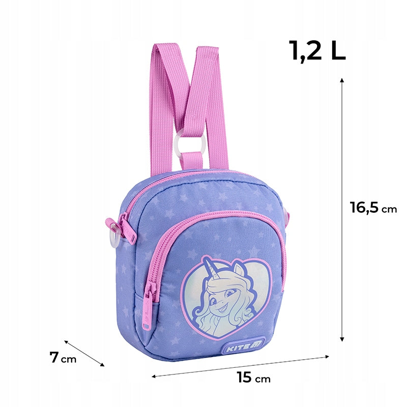 Tył plecaka My Little Pony – prosty design z miękkim materiałem