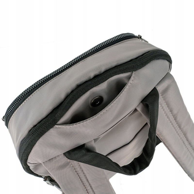 Plecak szkolny dla nastolatków beżowy