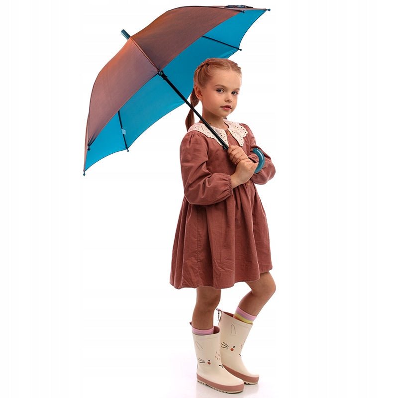 Parasolka dla dziewczynki szara kameleon Kite