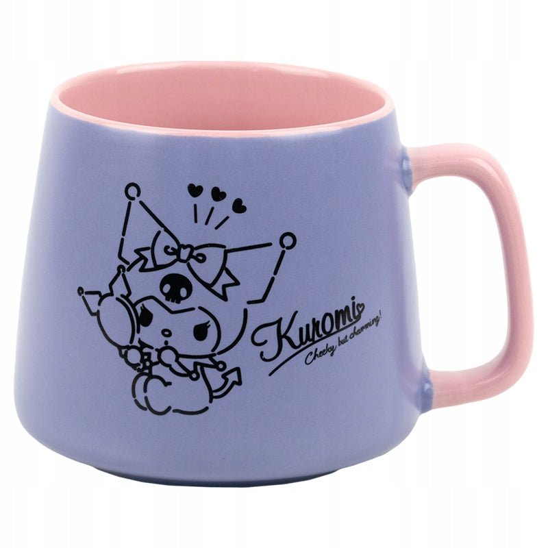 Stylowy kubek z kolekcji Kuromi – pojemność 350 ml, ergonomiczny uchwyt i trwały nadruk