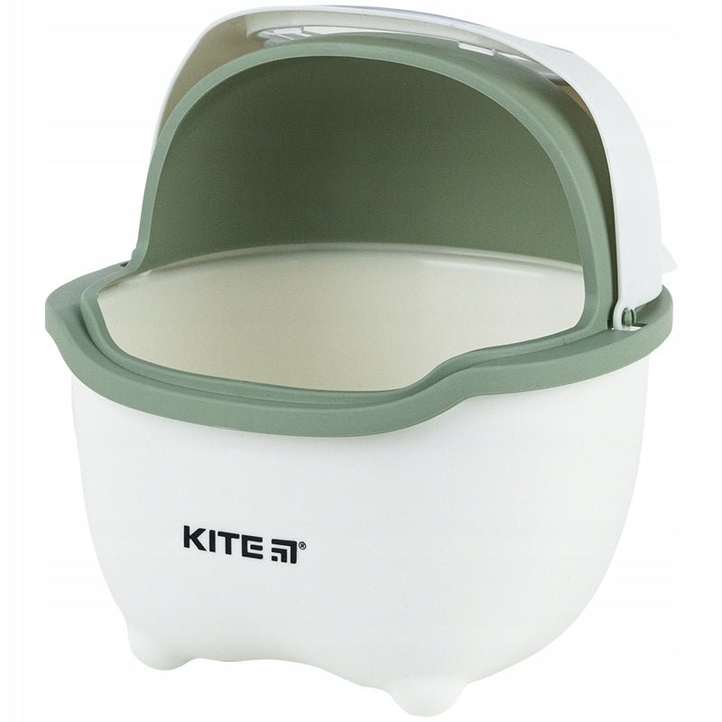 Kosz na śmieci na biurko dla dziecka zielony kosmos