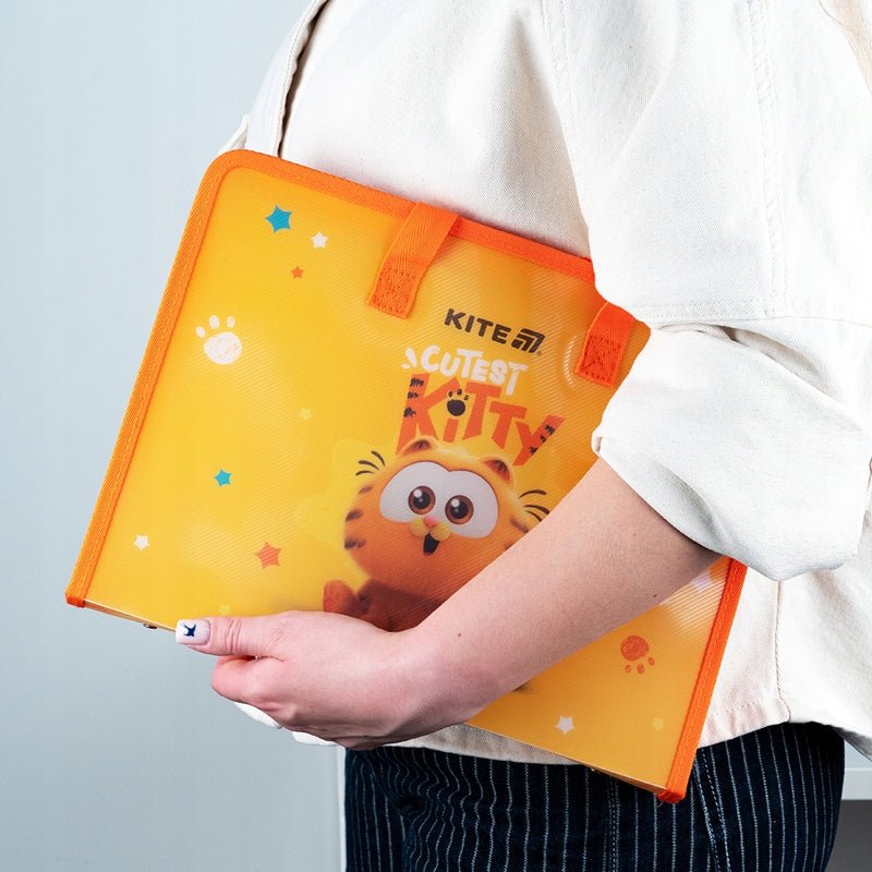 Teczka szkolna z rączką gruba A4 XL Garfield