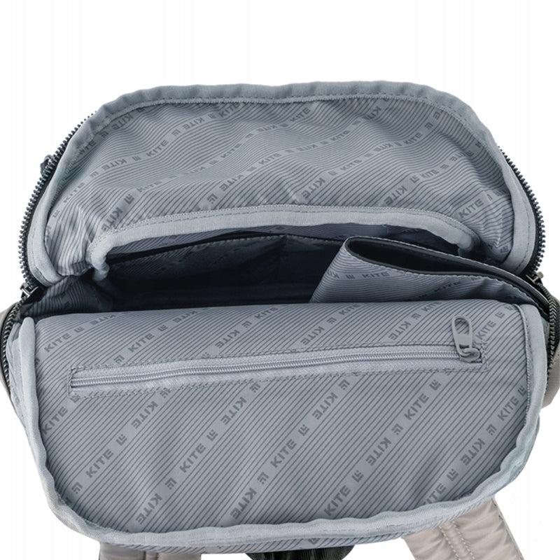 Plecak szkolny dla nastolatków beżowy