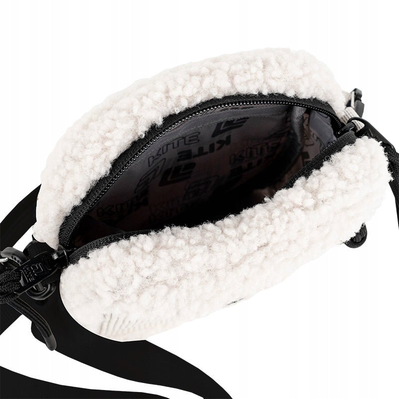 Torebka crossbody beżowa młodzieżowa z pluszem Kite