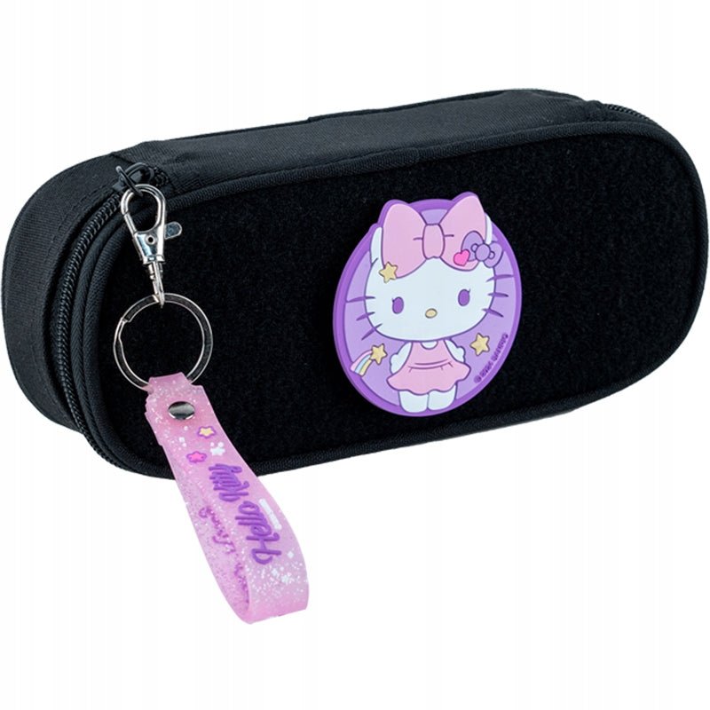 Zestaw naszywka na rzep brelok do kluczy Hello Kitty