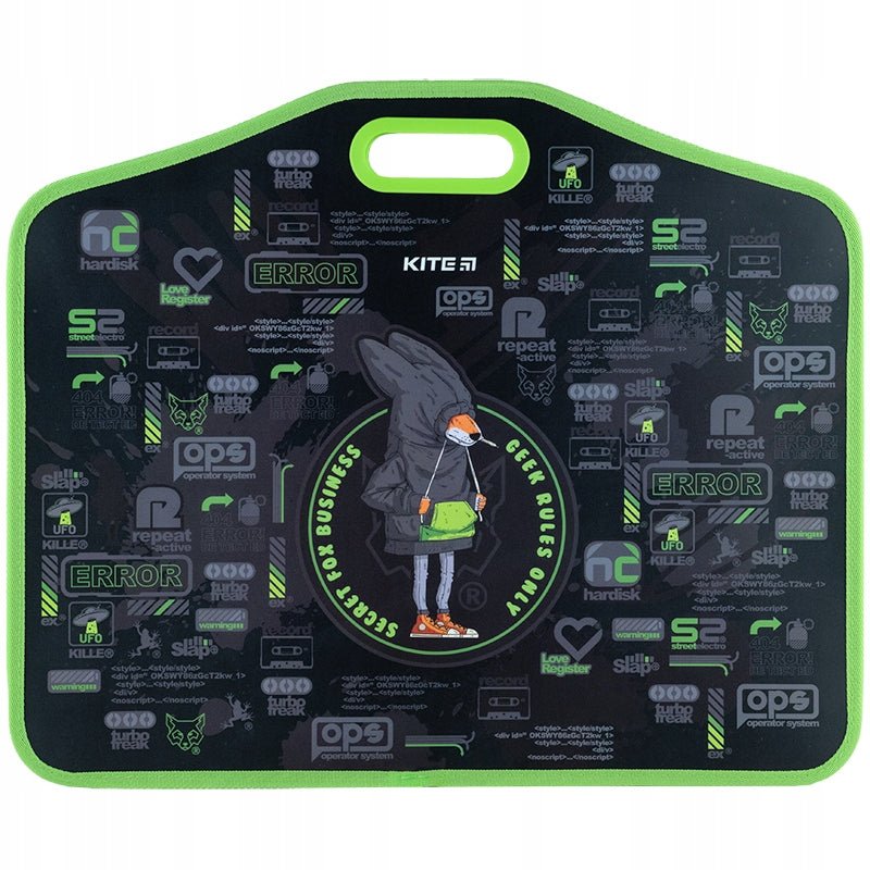 Teczka na lekcje plastyki z rączką A3 gruba Fox