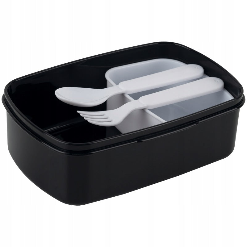Lunchbox Real Madrid Kitę dla chłopców ze sztućcami BPA free