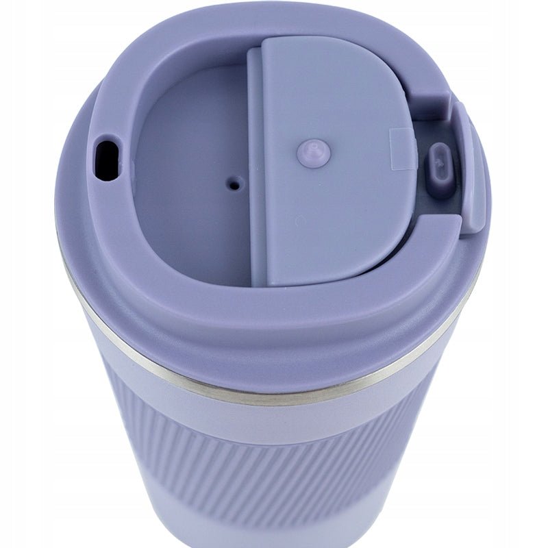 Kubek termo na napój kawę herbatę 510 ml, fioletowy