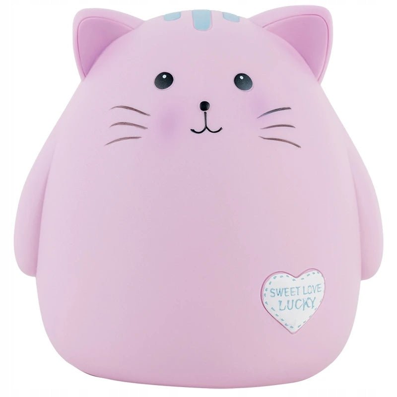 Skarbonka dla dzieci kotek otwierana plastikowa