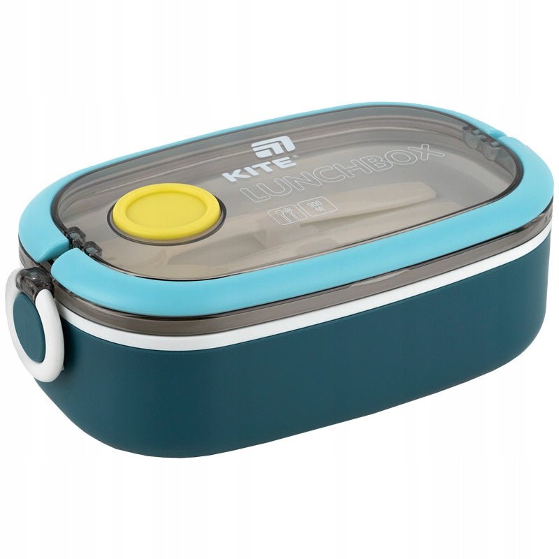 Śniadaniówka dla dzieci Kite 900 ml z przezroczystą pokrywką i rączką