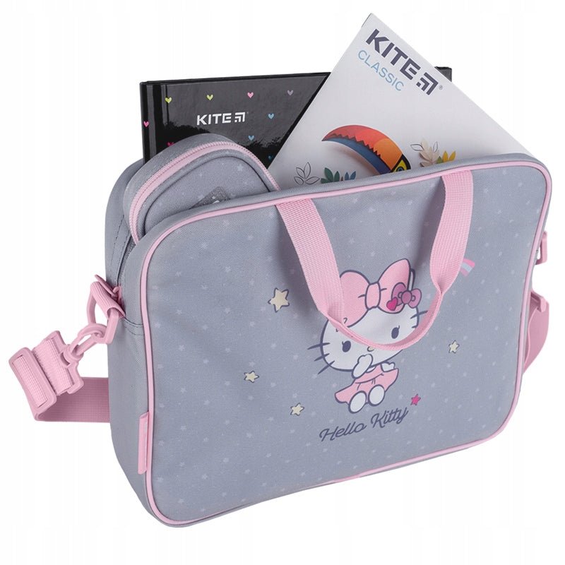 Licencjonowany design Hello Kitty – elegancki szary kolor z uroczym motywem dla fanów kultowej kotki.