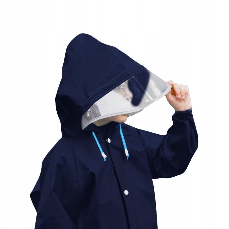 Płaszcz przeciwdeszczowy dla chłopca niebieski Kite