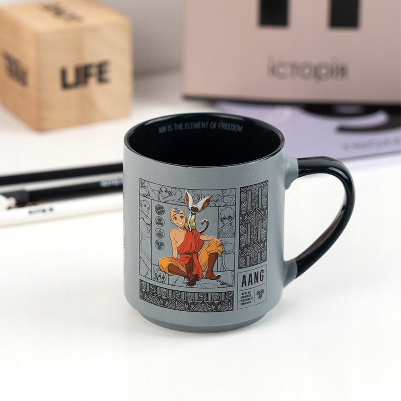 Kubek ceramiczny Avatar 350 ml szary Kite