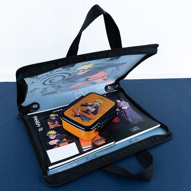 Teczka dla dzieci szkolna format A4 na dokumenty Kite NR23-202 Naruto - wygodny dodatek dla uczniów i przedszkolaków. Jasny folder jest niezbędny do lekcji rysunku, muzyki, zajęć dodatkowych, sekcji i klubów.
