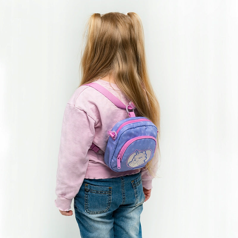 Wnętrze torebki–plecaka My Little Pony – miejsce na drobiazgi i akcesoria