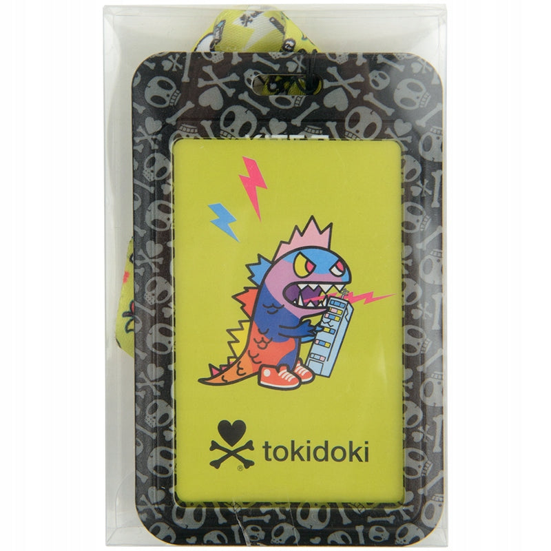 Identyfikator holder z taśmą Tokidoki żółty