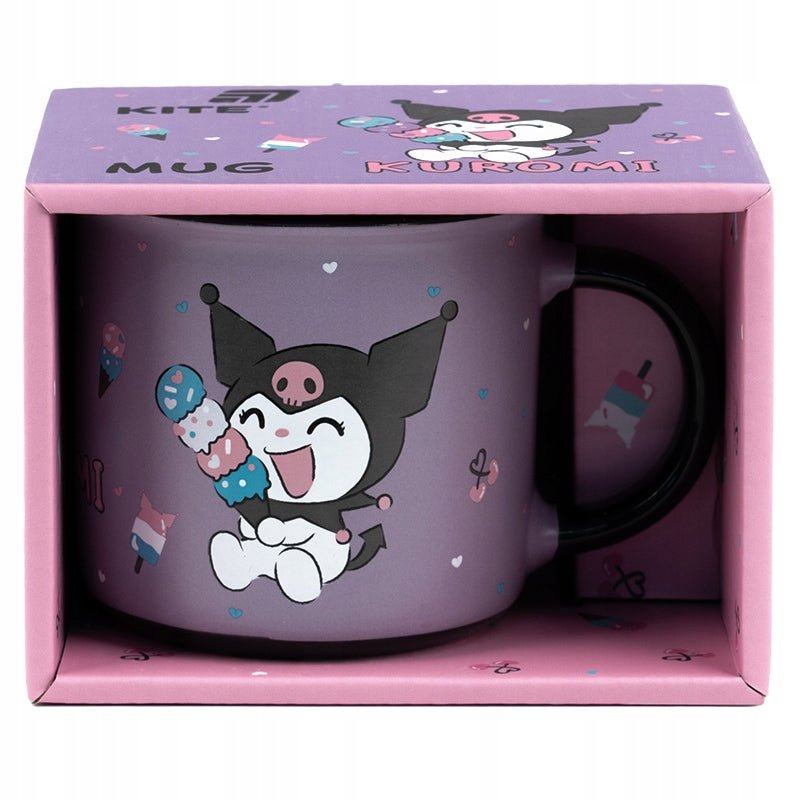 Kubek ceramiczny Kuromi 370 ml lilowy Kite