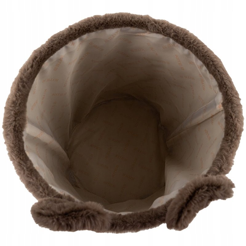 Kosz na zabawki pluszowy pojemnik organizer na drobiazgi miś rozmiar L