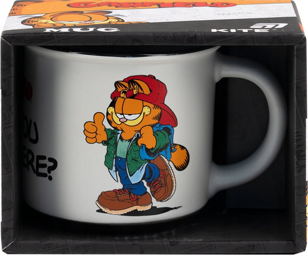 Kubek z Garfieldem – zabawny design z kultowym kotem, doskonały na poranną kawę lub herbatę