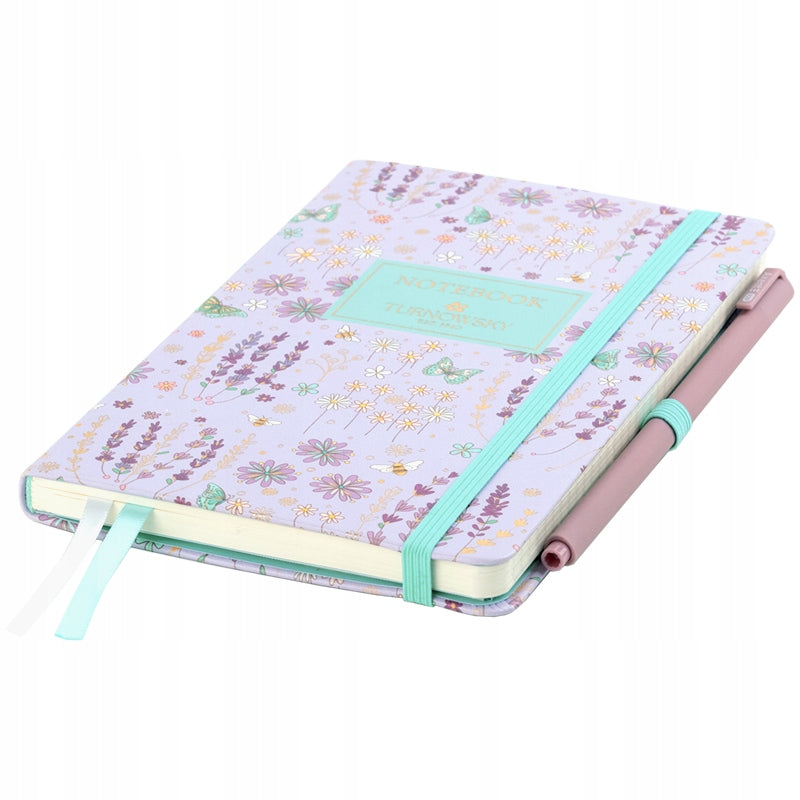 notes Axent A5 w kwiaty do codziennych notatek