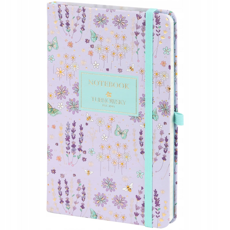 notes A5 Axent 96 arkuszy twarda oprawa PU z gumką