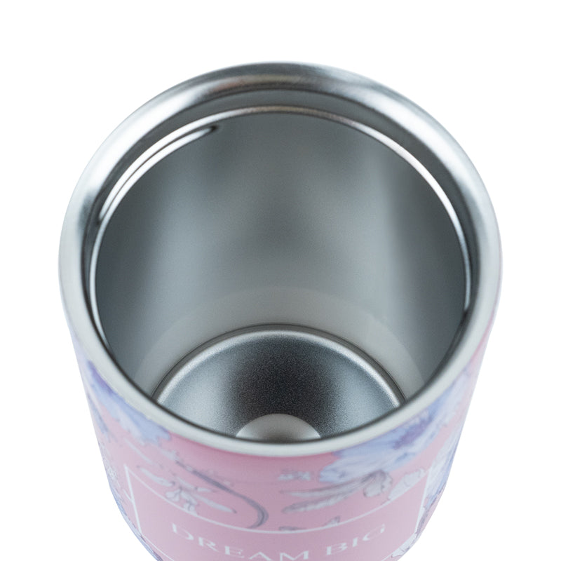 Wnętrze kubka termicznego Axent wykonane z metalowej stali AISI 304.