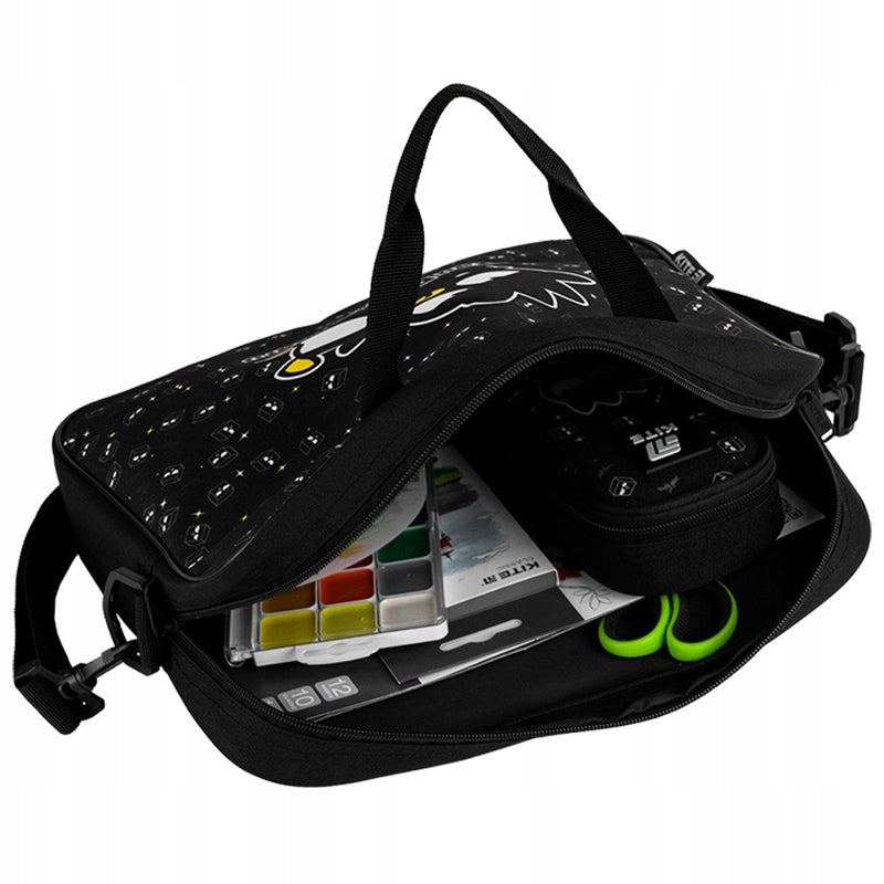 Torba szkolna na dokumenty A4 z regulowanym paskiem i motywem Bad Badtz-Maru.