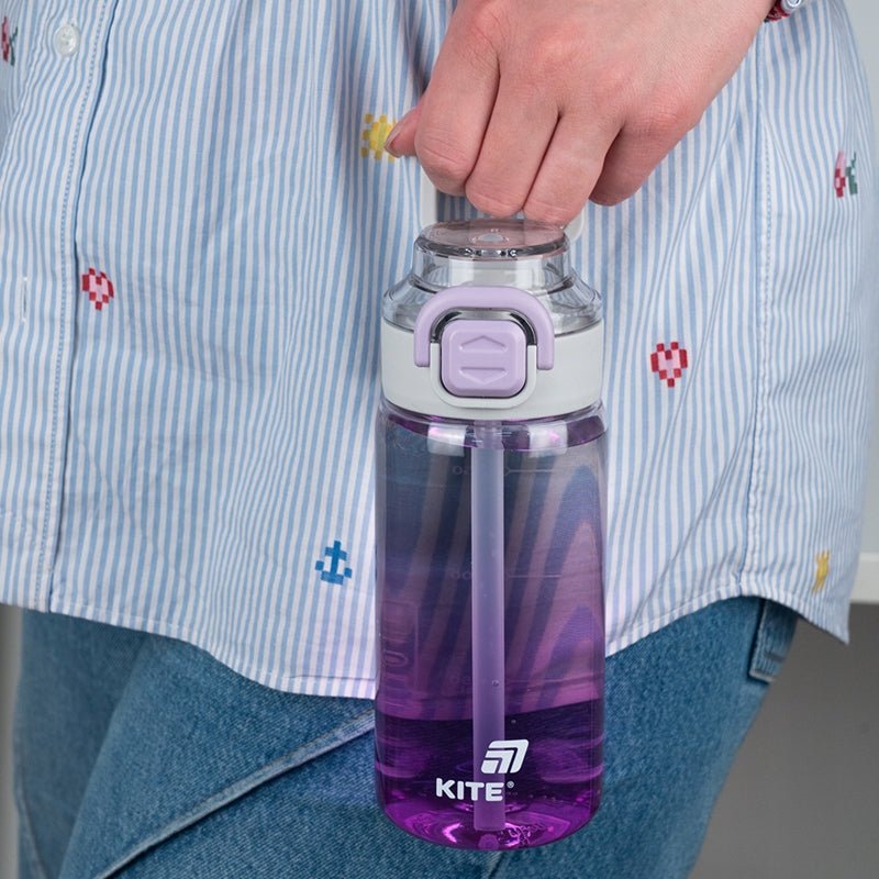 Butelka na wodę do szkoły na siłownię 600 ml fioletowy Kite