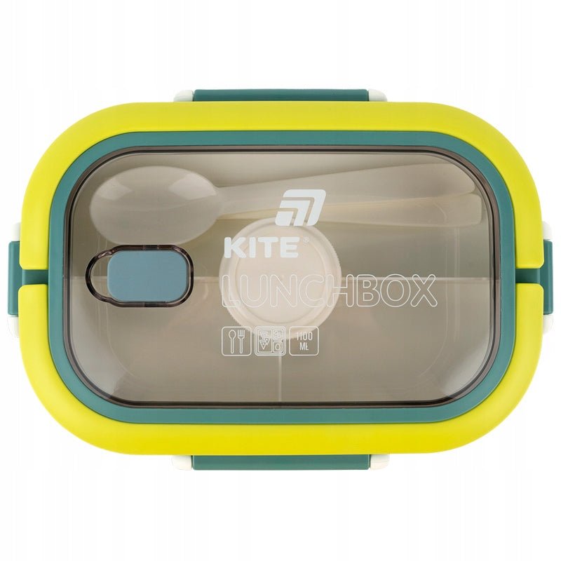 Zestaw lunchowy Kite z naczyniami i rączką do wygodnego przenoszenia