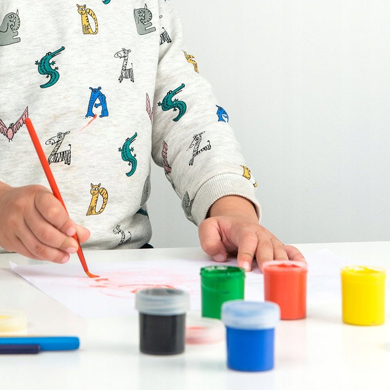 Farby gwasze zestaw 6 sztuk