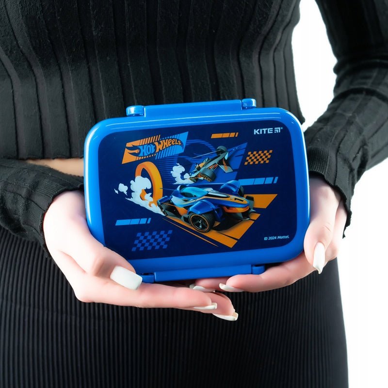 Śniadaniówka z przegródkami do szkoły 420ml Hot Wheels