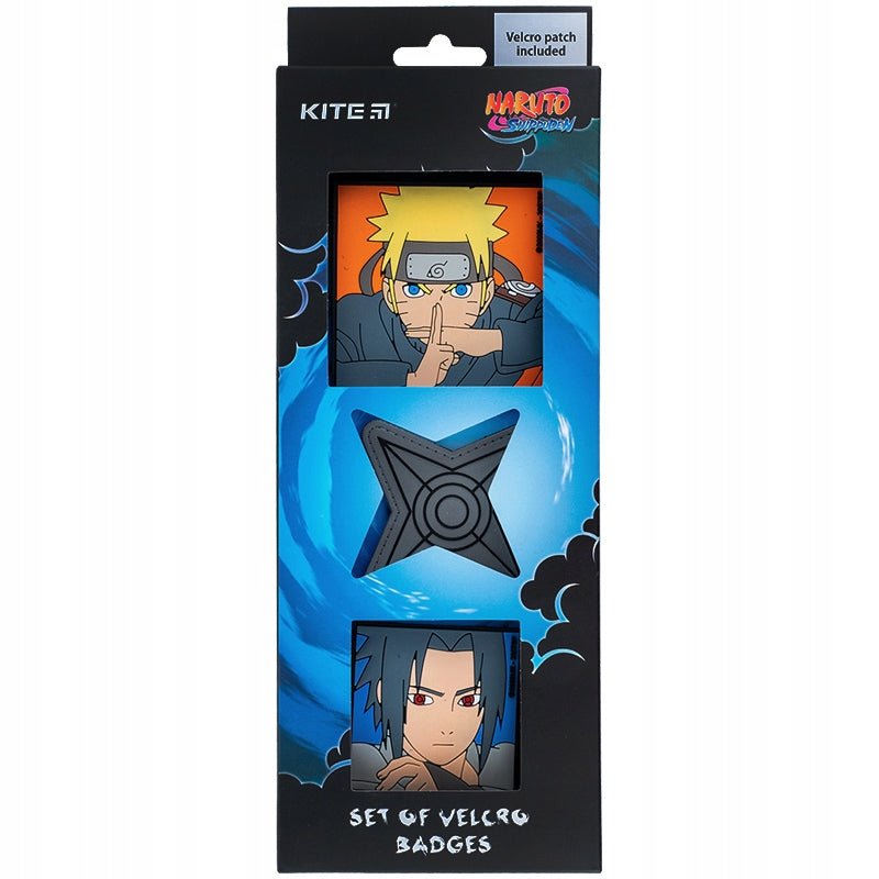 Naszywki na rzep emblemat 3 szt Naruto