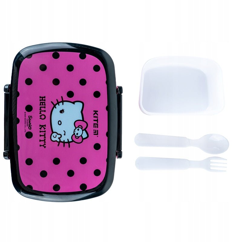 Lunchbox Śniadaniówka ze Sztućcami Hello Kitty 750 ml Kite