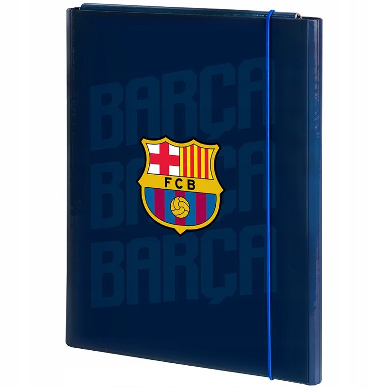 Teczka z gumką A4 do prac plastycznych FC Barcelona Kite