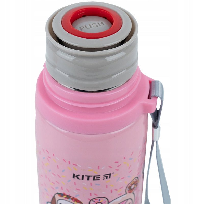 Termos z nadrukiem kubek metal z uchwytem 350 ml Kite Tokidoki