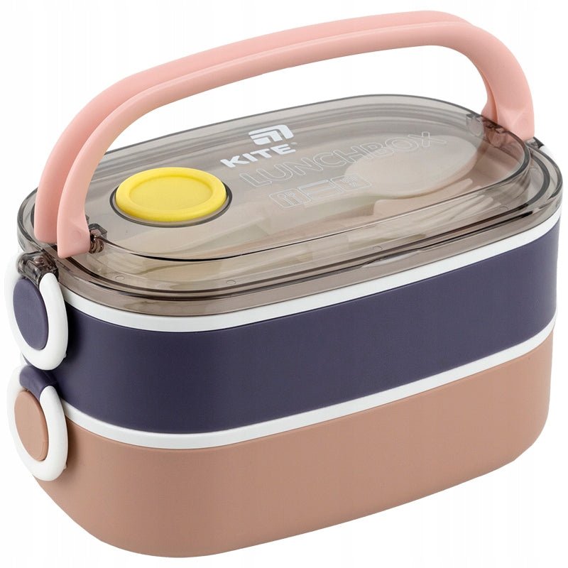 Pojemnik z klapką do podgrzewania w mikrofalówce i mocnymi zatrzaskami