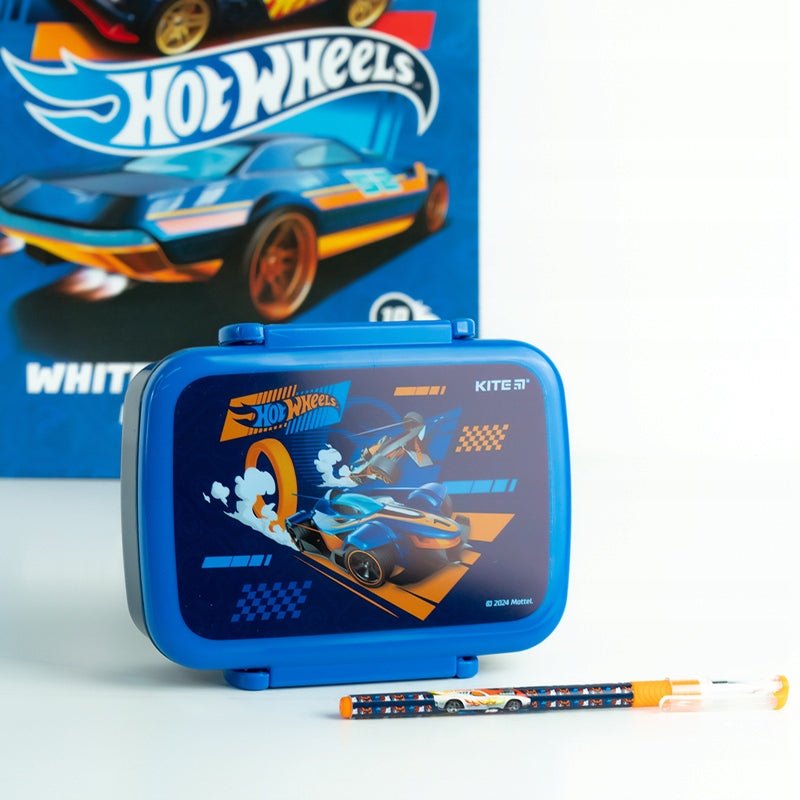 Śniadaniówka z przegródkami do szkoły 420ml Hot Wheels